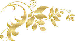 Gold leaf logo Harijaona